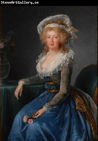 Elisabeth LouiseVigee Lebrun Portrait of Maria Teresa of Naples and Sicily